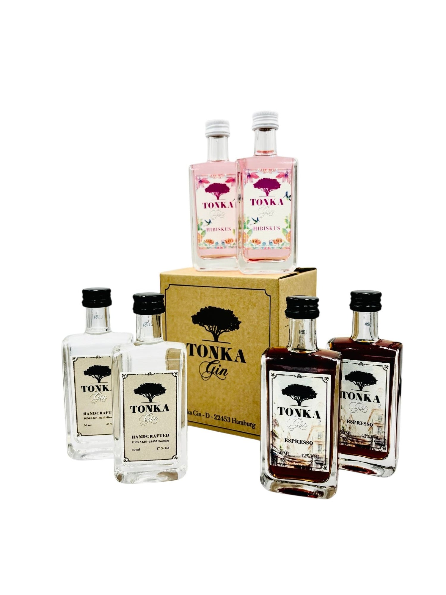 Gin Geschenkbox, Gin Geschenk, Gin Miniaturen, Gin Geschenkverpackung