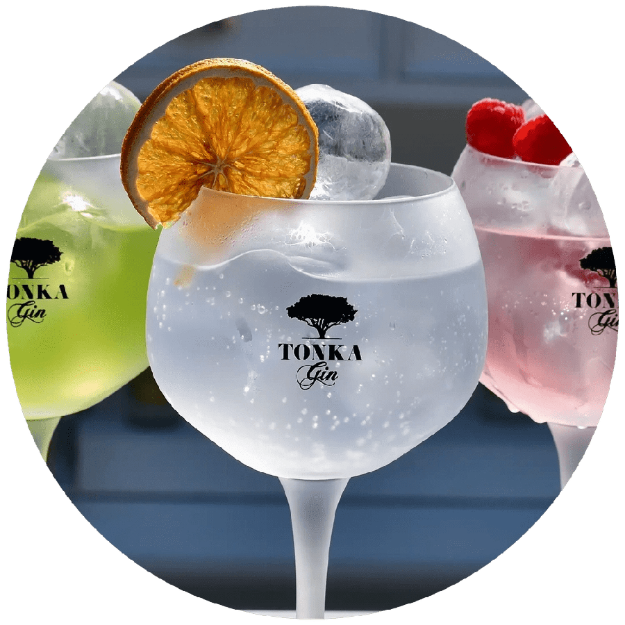 Cocktail Gläser, Gin Gläser, Gin Glas, Gin Tonic.