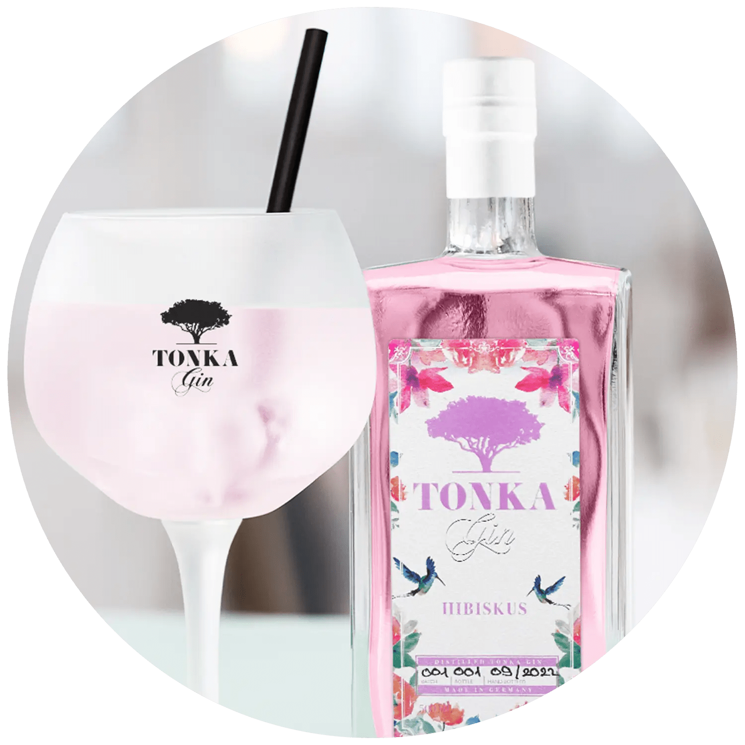 Gin Hibiskus, Hibiskusblume.