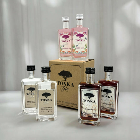 Gin Miniatur, Miniaturset, Gin and Tonic, Gin Geschenkset, Tastingbox, Gintasting,