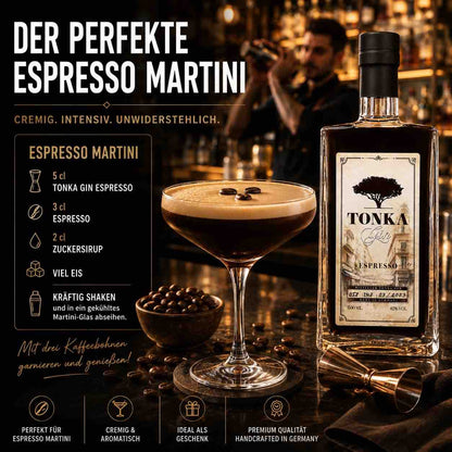 Tonka Gin Espresso – Intensiv & Aromatisch - Tonka Gin 