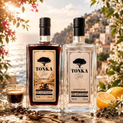 Tonka Gin, espresso gin, gin.