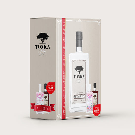 Tonka Gin Geschenkverpackung inklusive Gratisproben