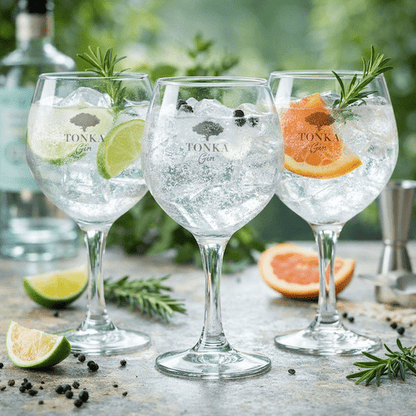 Tonka Gin 6x Balon Gläser NEU - Tonka Gin 