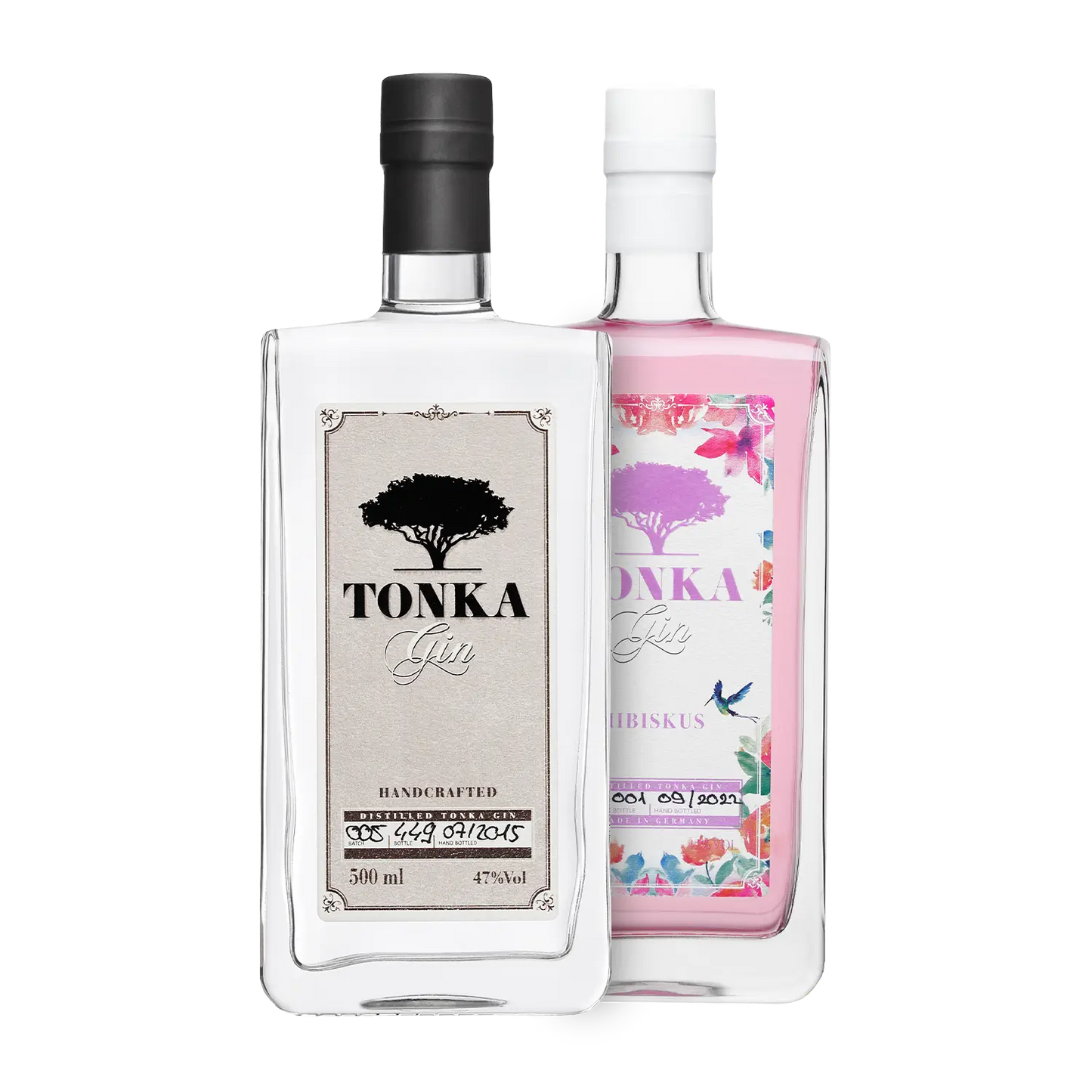 Sprirituosenliebhaber - Tonka Gin Hibiskus und Tonka Gin Klassik als Kennenlern Bundle