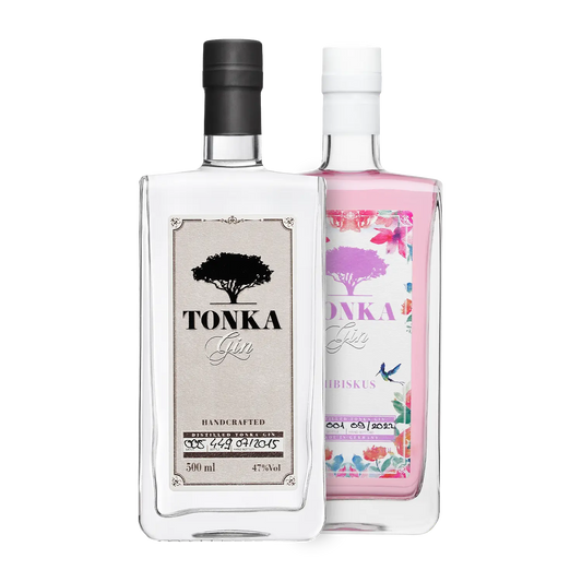 Sprirituosenliebhaber - Tonka Gin Hibiskus und Tonka Gin Klassik als Kennenlern Bundle